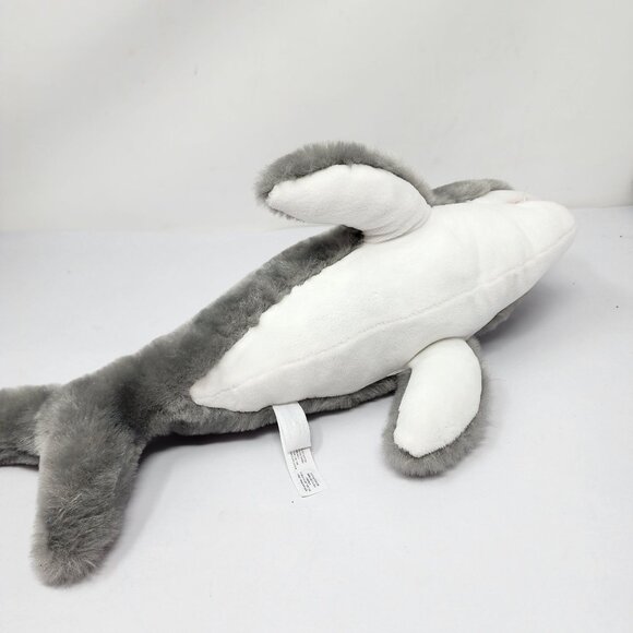 The Petting Zoo Pirate Shark Plush 16 Inch Stuffed Animal Gray Soft Toy Hat - Picture 5 of 7